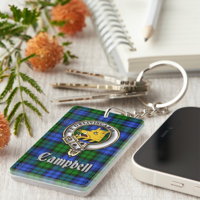 Campbell Clansmärke/Tartan rektangel (Högra Framsidan)