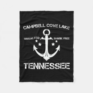 Campbell Cove Sjö Tennessee Funny Fishing Camping Fleecefilt