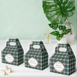 Campbell Dräkt Gammal Skotsk Tartan Presentaskar