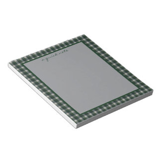 Campbell Dress Modern Original Scottish Tartan  Anteckningsblock