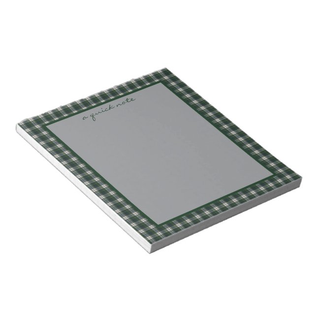 Campbell Dress Modern Original Scottish Tartan  Anteckningsblock (Vinklad)