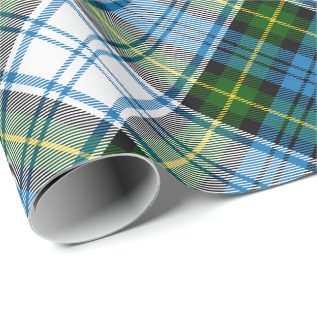 Campbell Dress Tartan Presentpapper (Rullad Hörn)