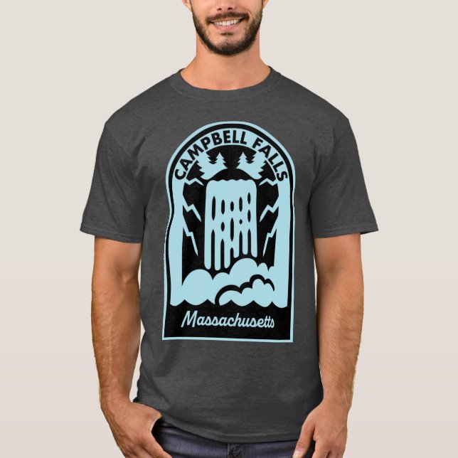 Campbell Falls Massachusetts Oversized T Shirt (Framsida)