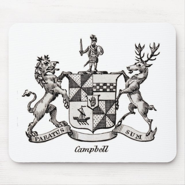 CAMPBELL FAMILJVAPENSKÖLD MUSMATTA (Framsidan)
