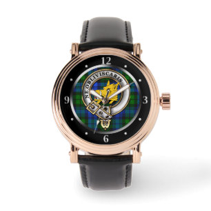 Campbell Klan Badge & Tartan Armbandsur