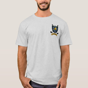 Campbell Klan Badge & Tartan Golf T Shirt
