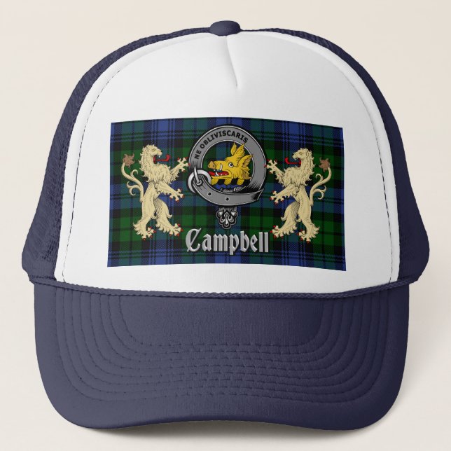 Campbell Klan Badge & Tartan Keps (Framsida)