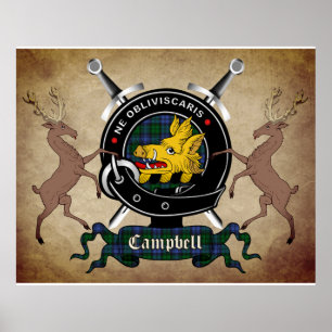 Campbell Klan-bricka Poster