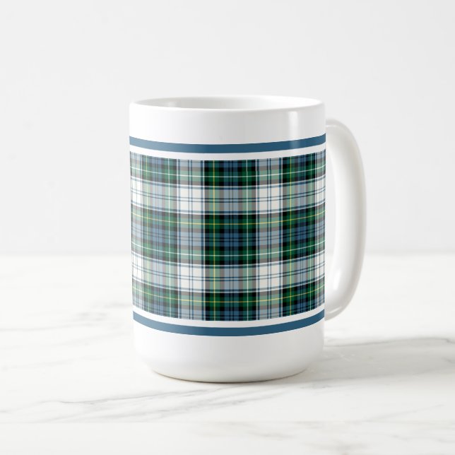 Campbell Klan Dress Tartan Grönt Scottish Play Kaffemugg (Framsida höger)