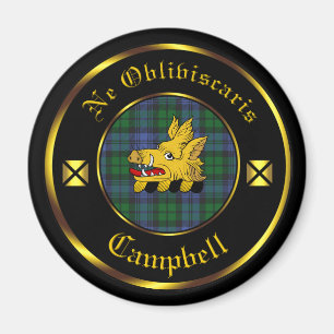 Campbell Klan & Tartan Magnet