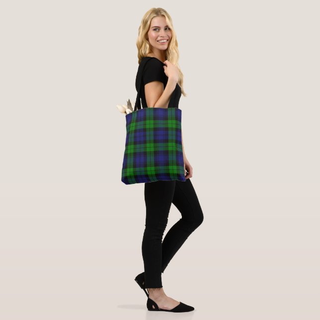 Campbell Klan Tartan Play Black Watch Tygkasse (På modell)