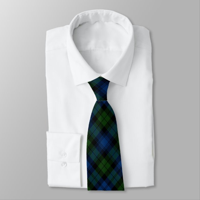 Campbell Klan Tartan Tie Slips (Bunden)