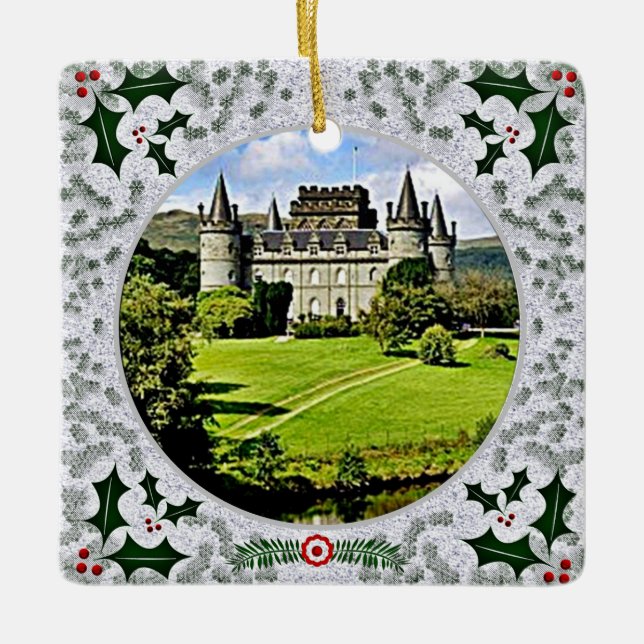 Campbell Klans Inveraray Castle Julafton Julgransprydnad Keramik (Framsida)