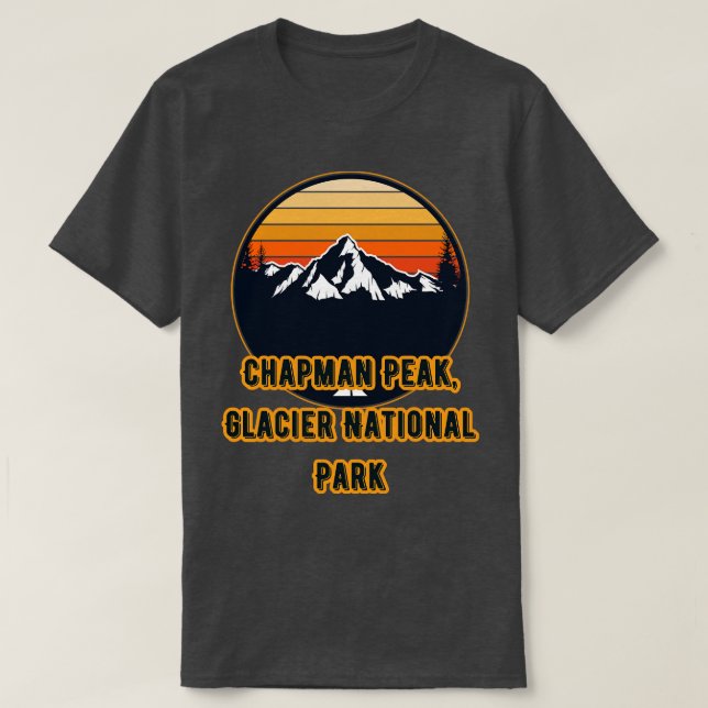 Campbell Mountain Glacier nationalpark T Shirt (Design framsida)