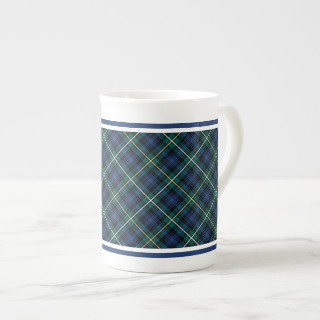 Campbell of Argyll Family Tartan Navy Blue Play Benporslin Mugg (Framsida höger)