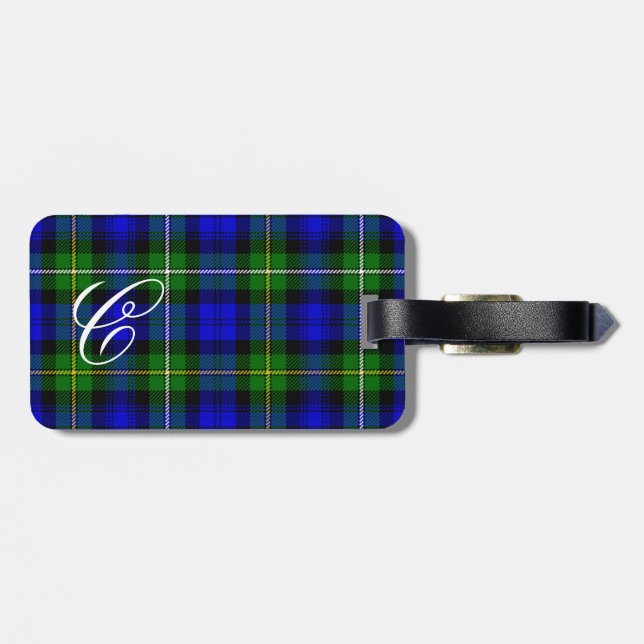 Campbell Play Tartan Luggage Tag Bagagebricka (Baksida Vågrät)