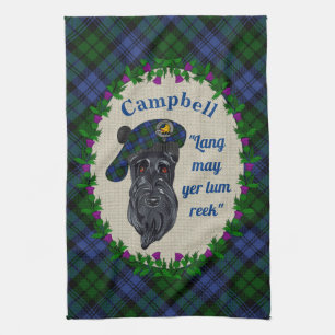 Campbell Scottie Hund Kitchen Towel Kökshandduk