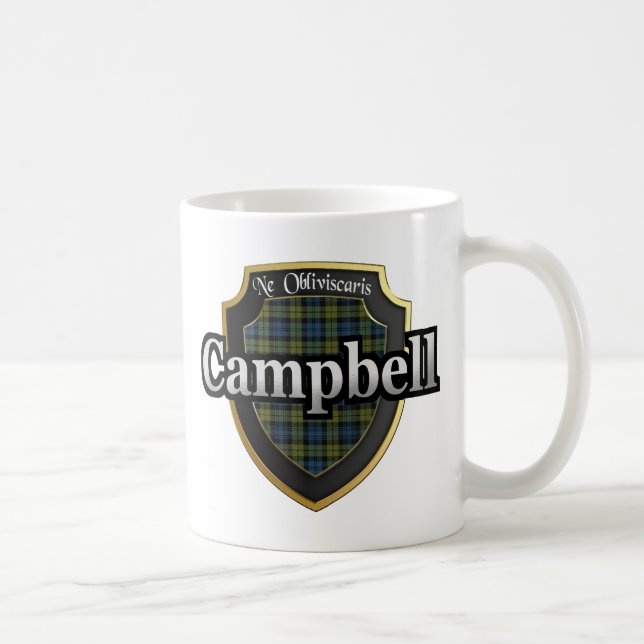 Campbell Scottish Dynasty Tartan Mugg Kopp (Höger)