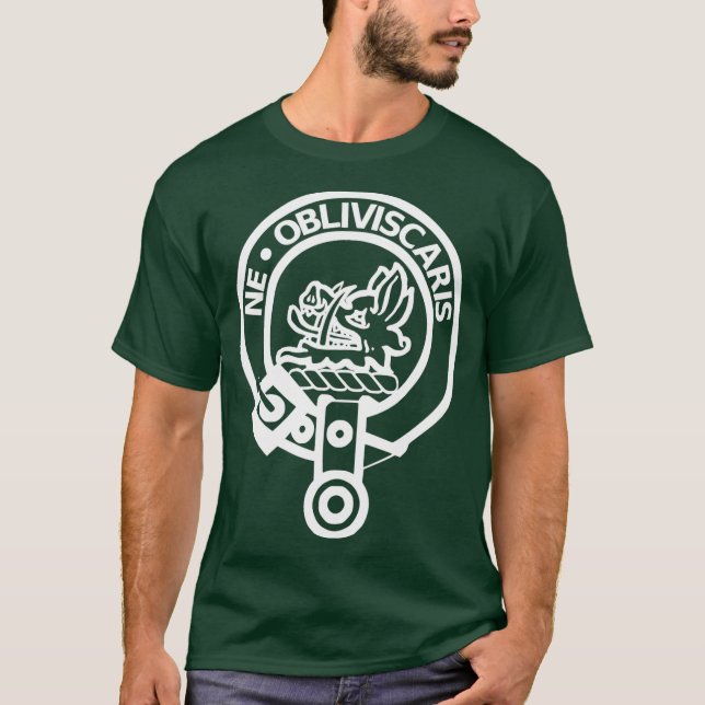 Campbell Scottish Family Klan Namn Vapensköld Shie T Shirt (Framsida)