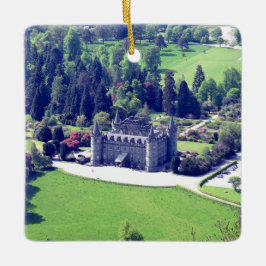 Campbell Scottish Klan Inveraray Castle jul Julgransprydnad Keramik