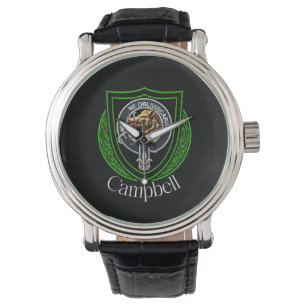Campbell Scottish Klan Vapensköld Armbandsur