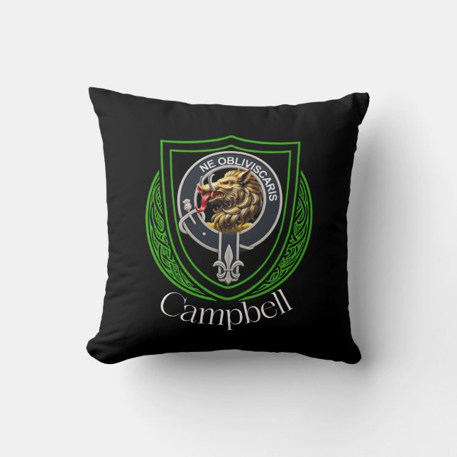 Campbell skotska klanvapen kudde (Framsida)