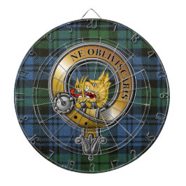 Campbell Tartan & Badge Darttavla