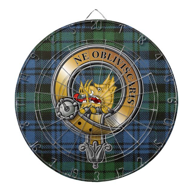 Campbell Tartan & Badge Darttavla (Framsidan)
