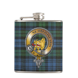 Campbell Tartan & Badge Fickplunta