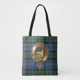 Campbell Tartan & Badge Tygkasse