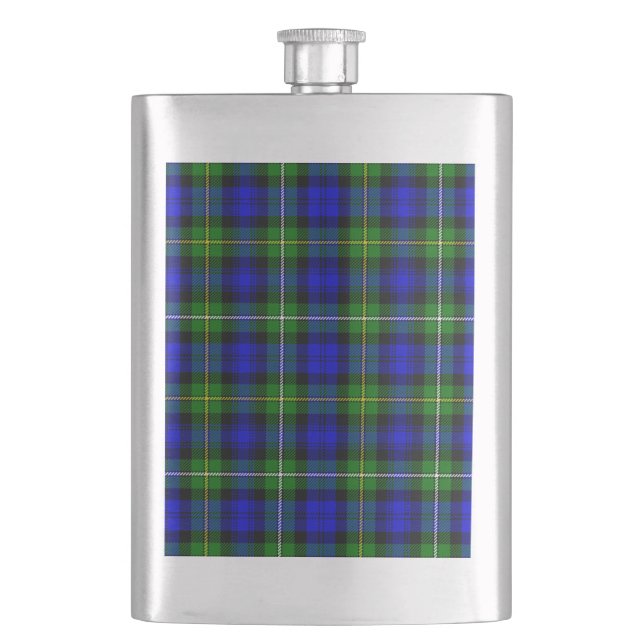 Campbell tartan Blue grönt plaid Fickplunta (Framsidan)