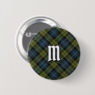 Campbell Tartan Button Knapp