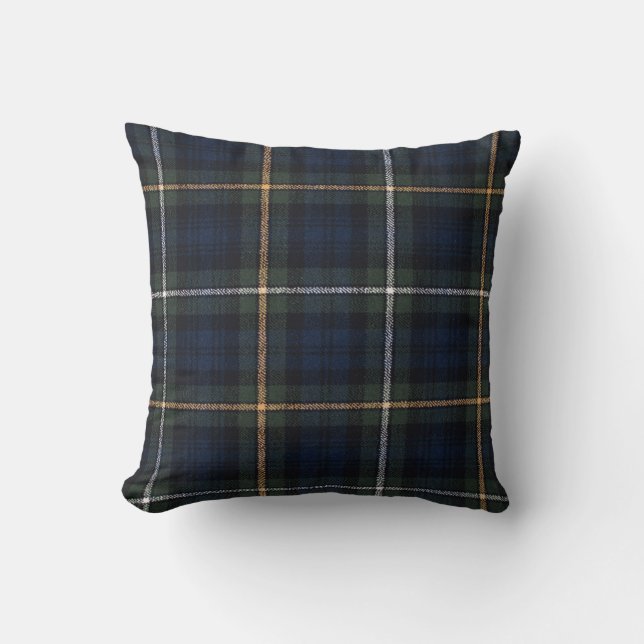Campbell Tartan Dekorativ kudde 16 tum x 16 tum (Framsida)
