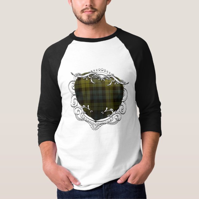 Campbell Tartan Heart T-shirt (Framsida)