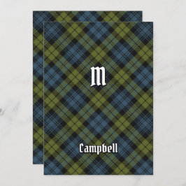 Campbell Tartan Inbjudningar