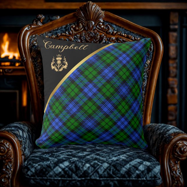 Campbell Tartan Kuddöverdrag Kudde (Skapare uppladdad)