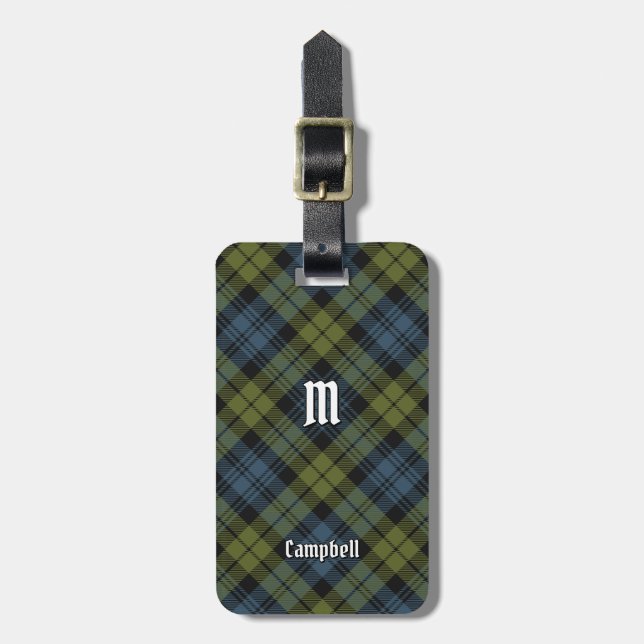 Campbell Tartan Luggage Tag Bagagebricka (Vertikal Framsida)