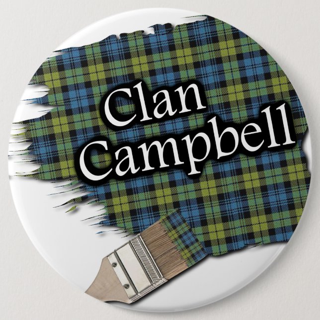 Campbell Tartan Paint-pensel Knapp (Framsida)