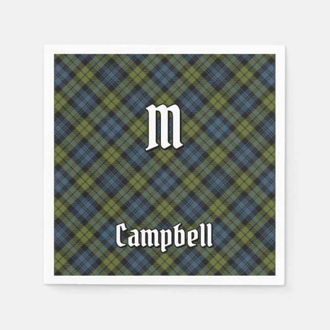 Campbell Tartan Pappersservett (Framsidan)