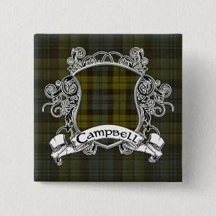 Campbell Tartan Shield Knapp