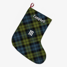 Campbell Tartan Stor Julstrumpa