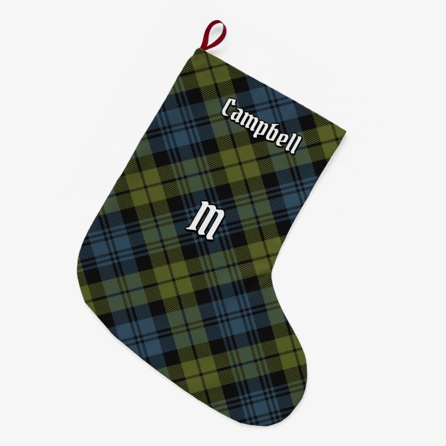Campbell Tartan Stor Julstrumpa (Framsidan (Hängande))