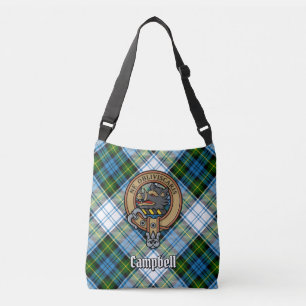 Campbell Vapensköld över Dress Tartan Axelväska