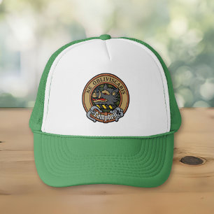 Campbell Vapensköld över Tartan Truckerkeps