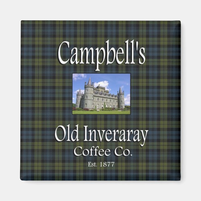 Campbells gamle Inveraray Coffee Co. Magnet (Framsidan)