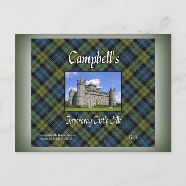 Campbells inveraray Castle Ale Vykort (Framsida)