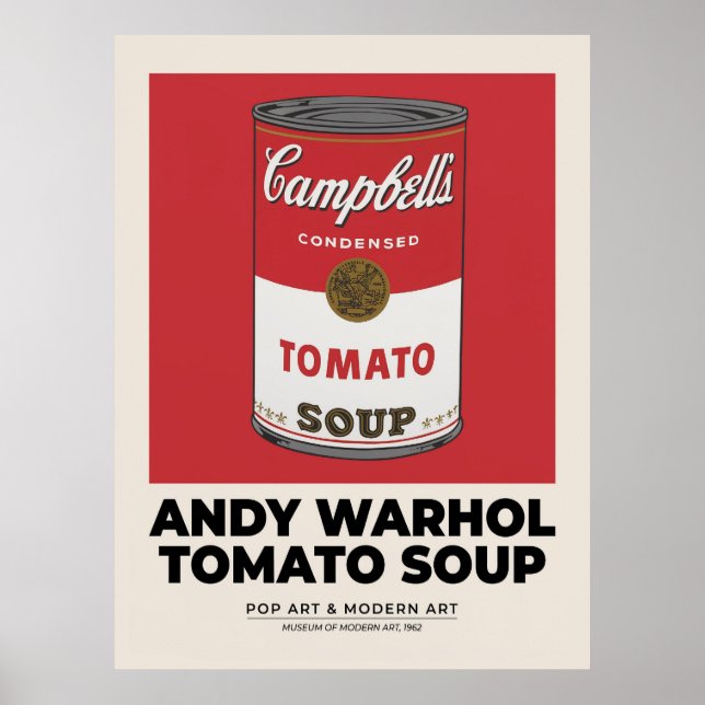 Campbells Tomato Soup Poster (Framsidan)