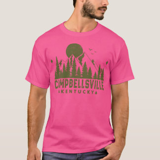 Campbellsville Kentucky Mountain Souvenir Active T Shirt