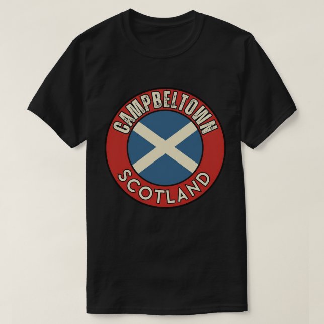Campbeltown, Skottland T Shirt (Design framsida)