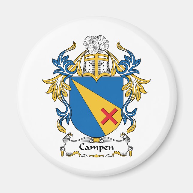 Campen Family Crest Magnet (Framsidan)